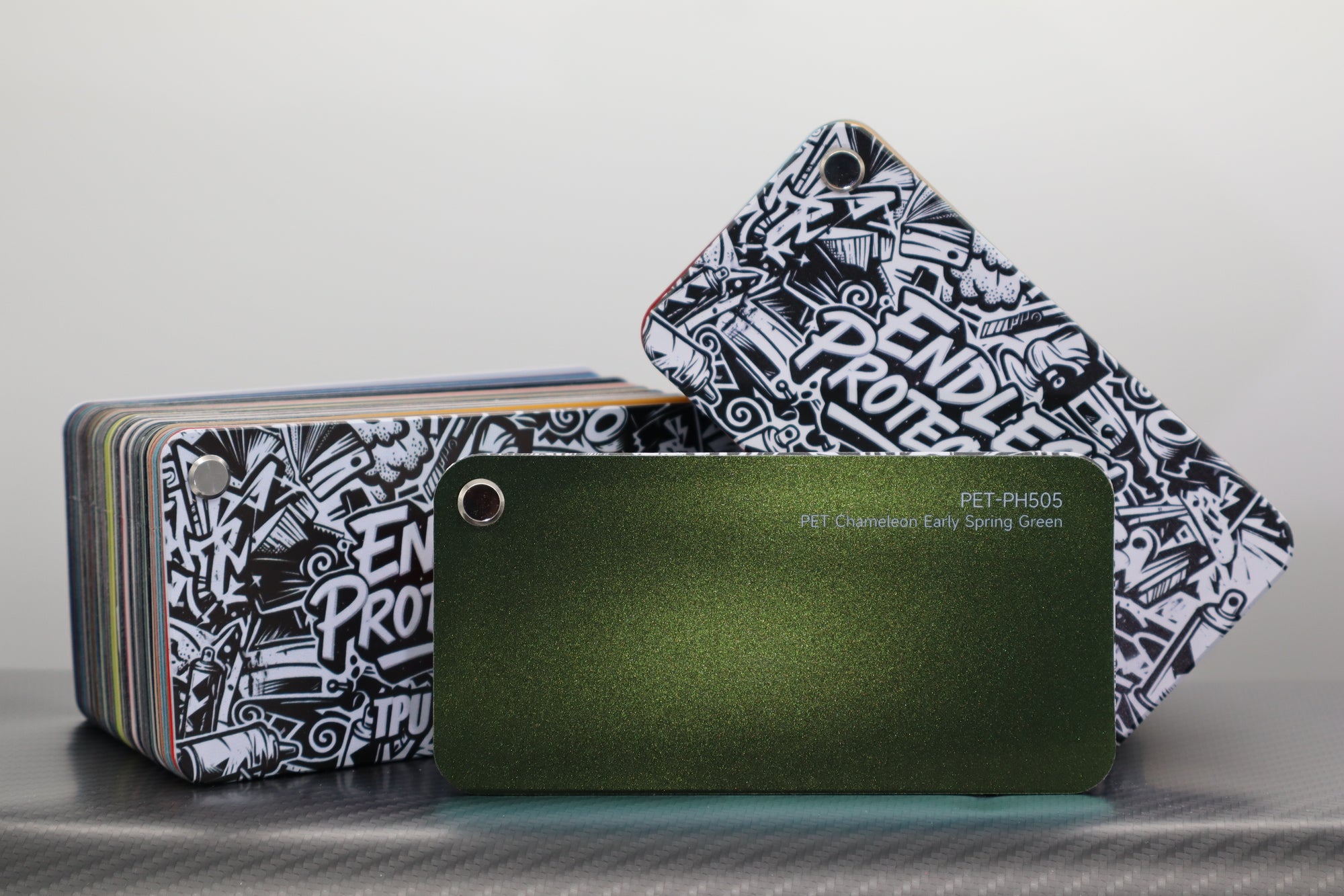 Metallic Hell-Grün Endless Wrapping Film