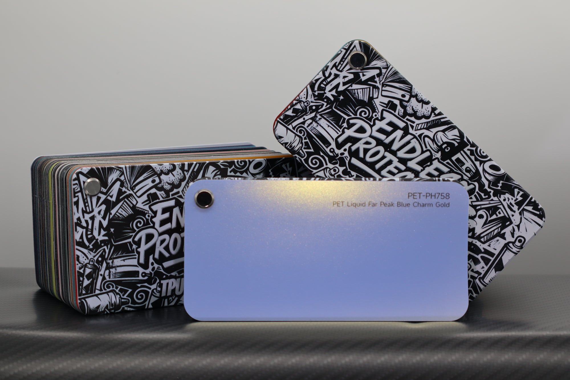 Metallic Hell-Blau Endless Wrapping Film