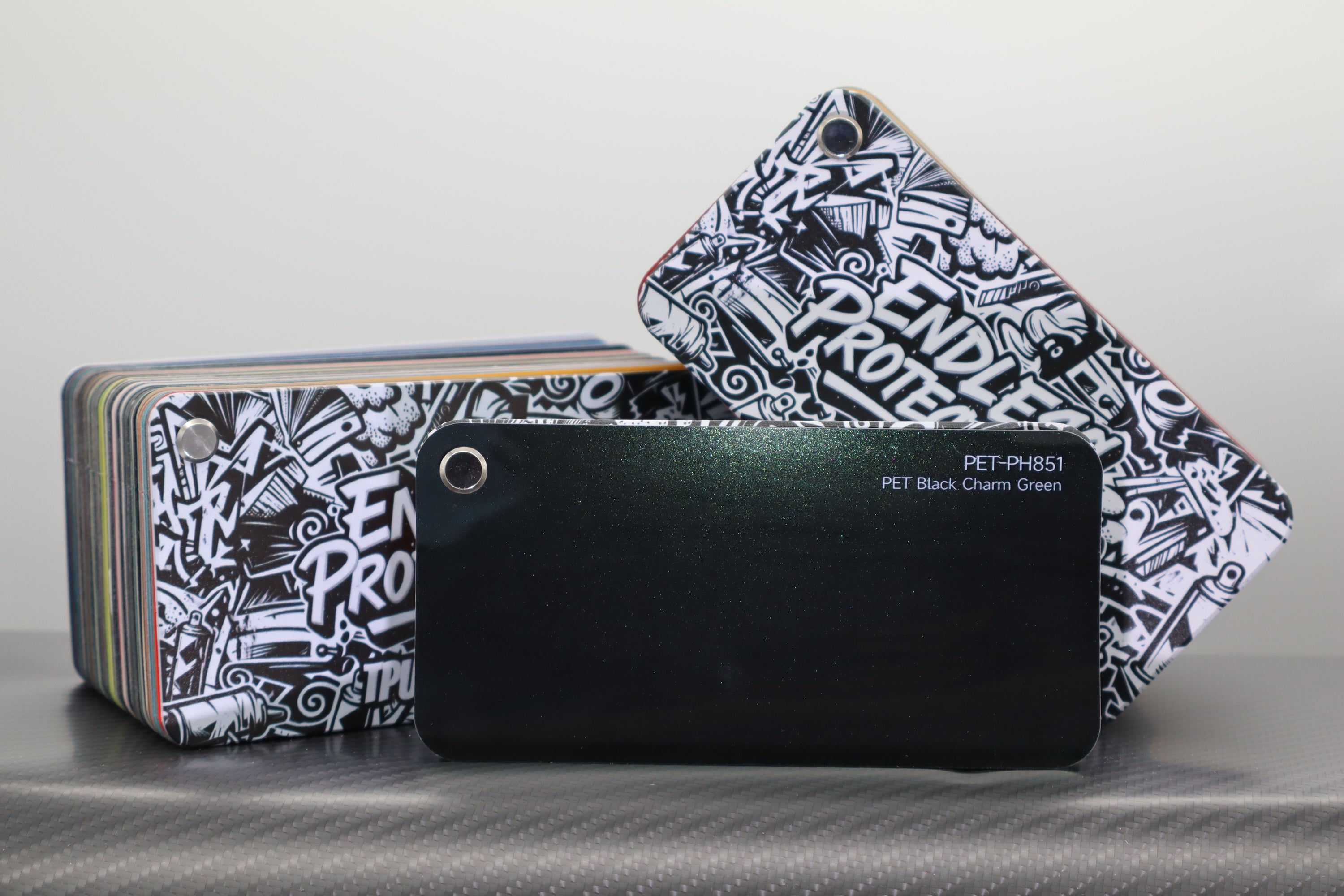 Metallic Dunkel-Grün Endless Wrapping Film