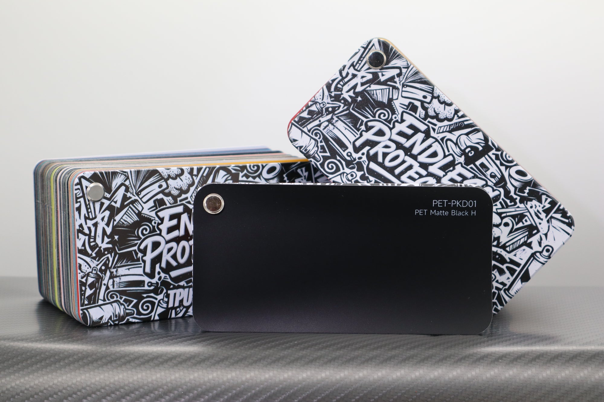 Matte Schwarz Endless Wrapping Film