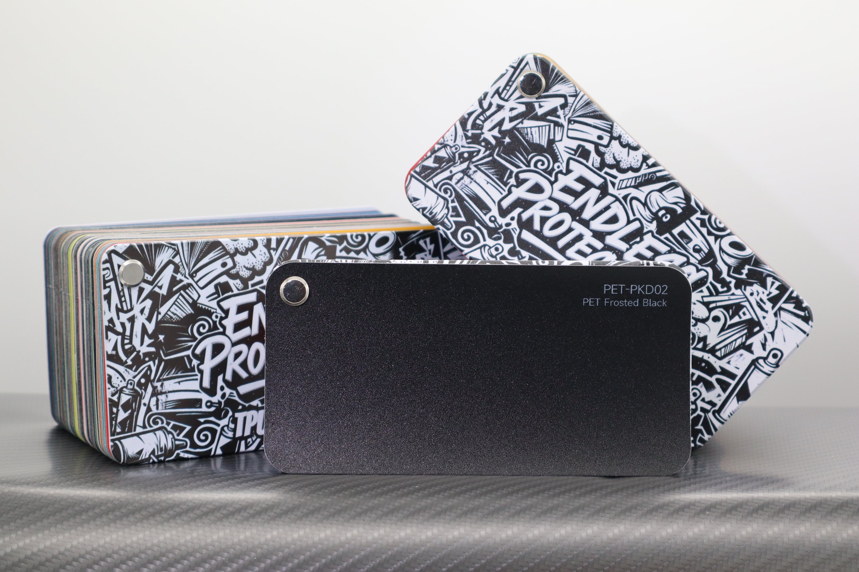 Matte Schwarz Endless Wrapping Film