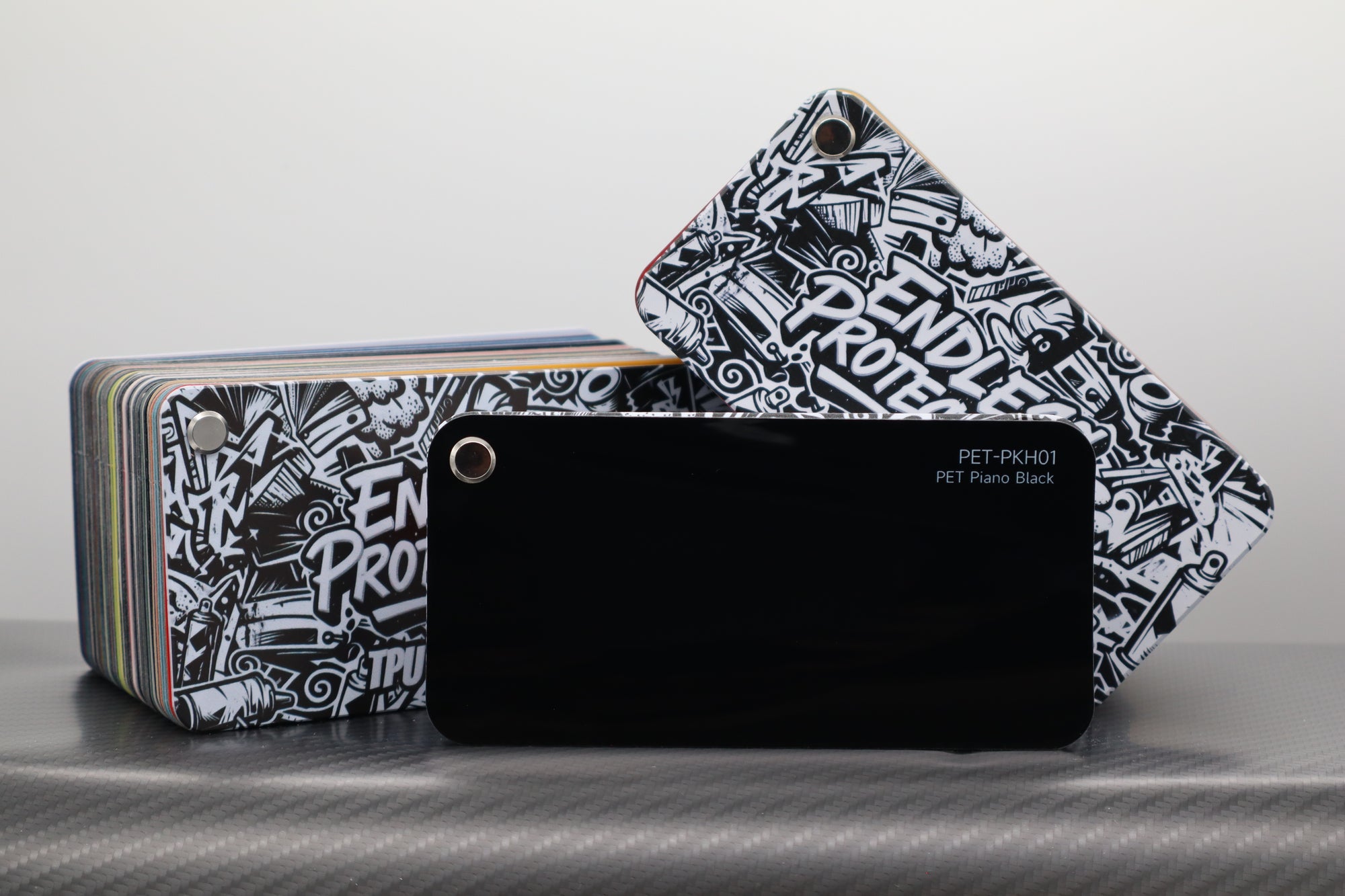 Uni Schwarz/Weiß Endless Wrapping Film